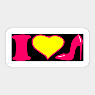 love shoes Sticker